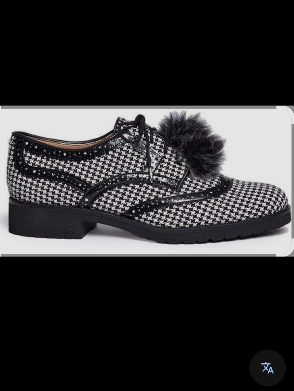 Sam Edelman "Dahl" Houndstooth Oxfords